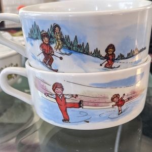 Set of 2 Campbell soup bowls